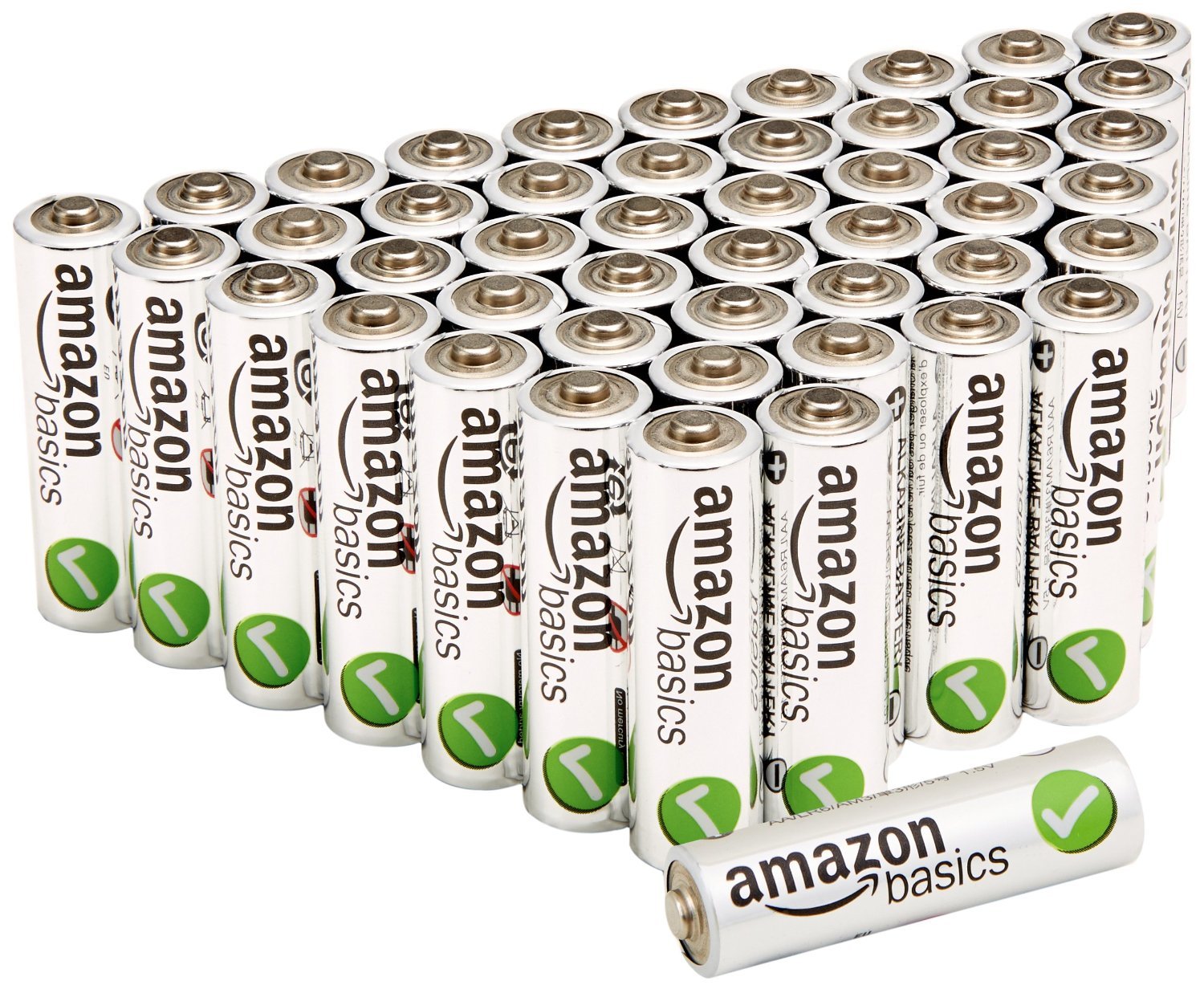 Paquete de 48 baterias AA (Amazon Basics)