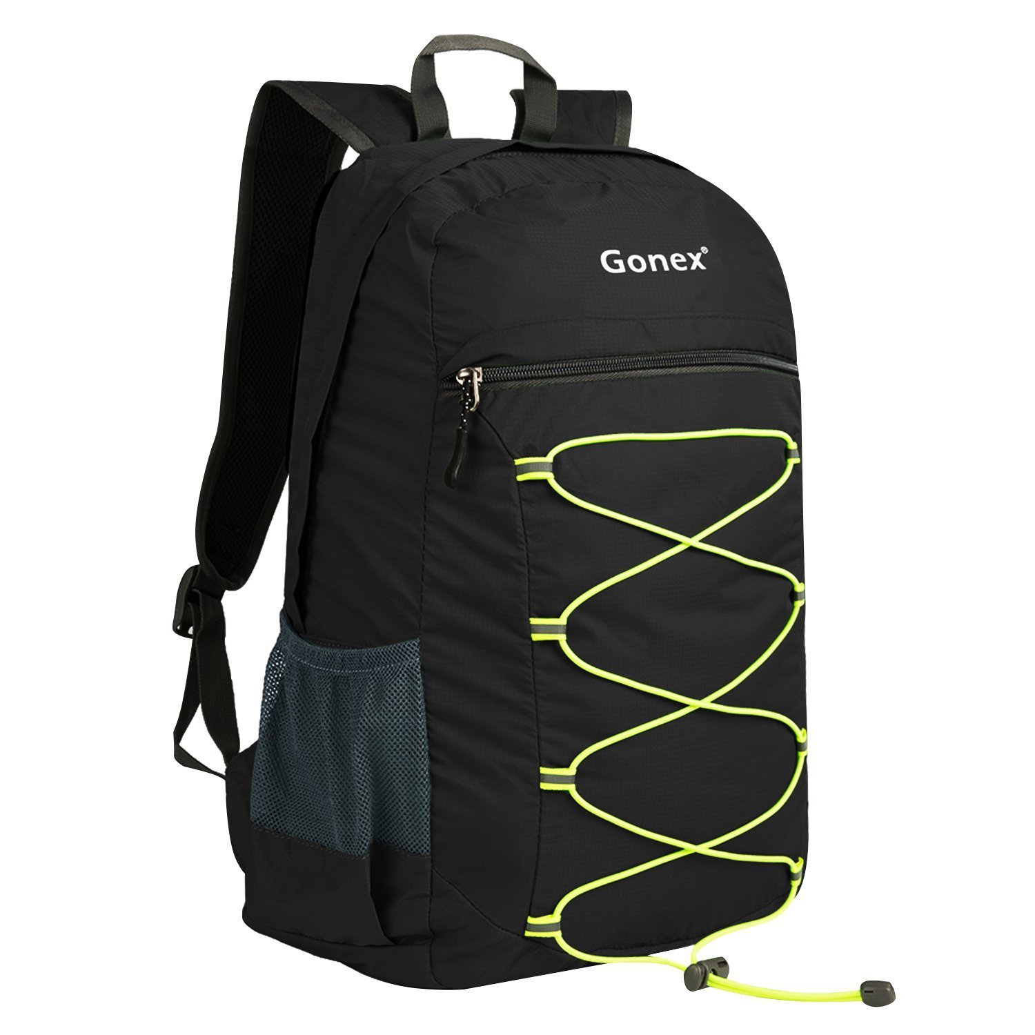 SoltekOnline Mochila de Viaje Colapsable de 25 Litros Gonex Negro