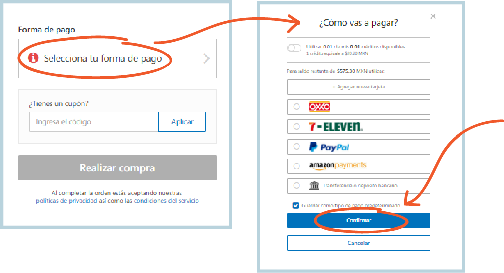 formas de pago amazon paypal